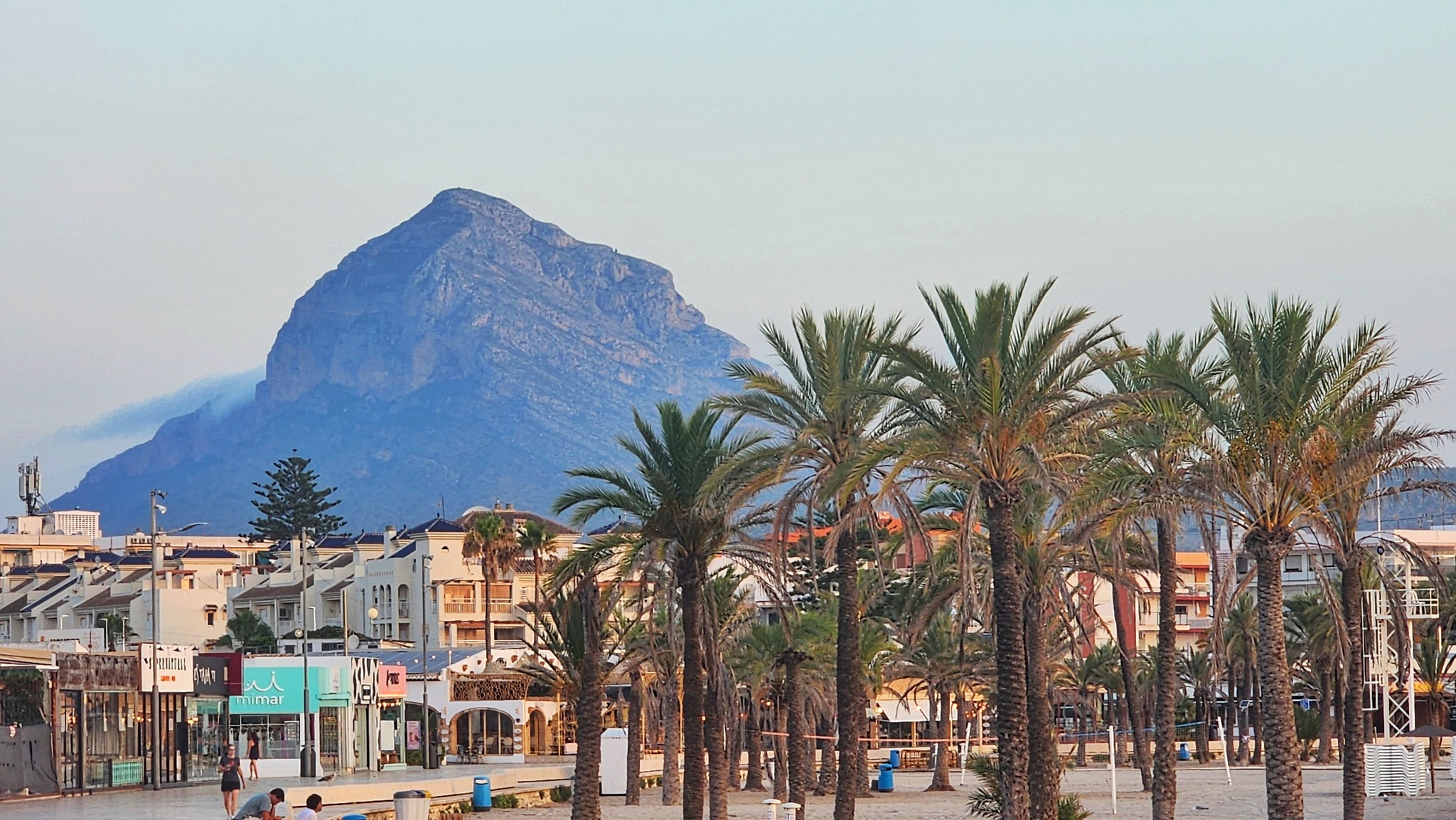 View of the Montgó from the Arenal, Jávea